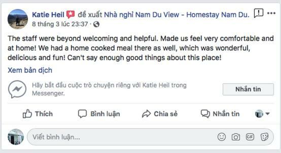 Nam Du View Guest House Exteriér fotografie